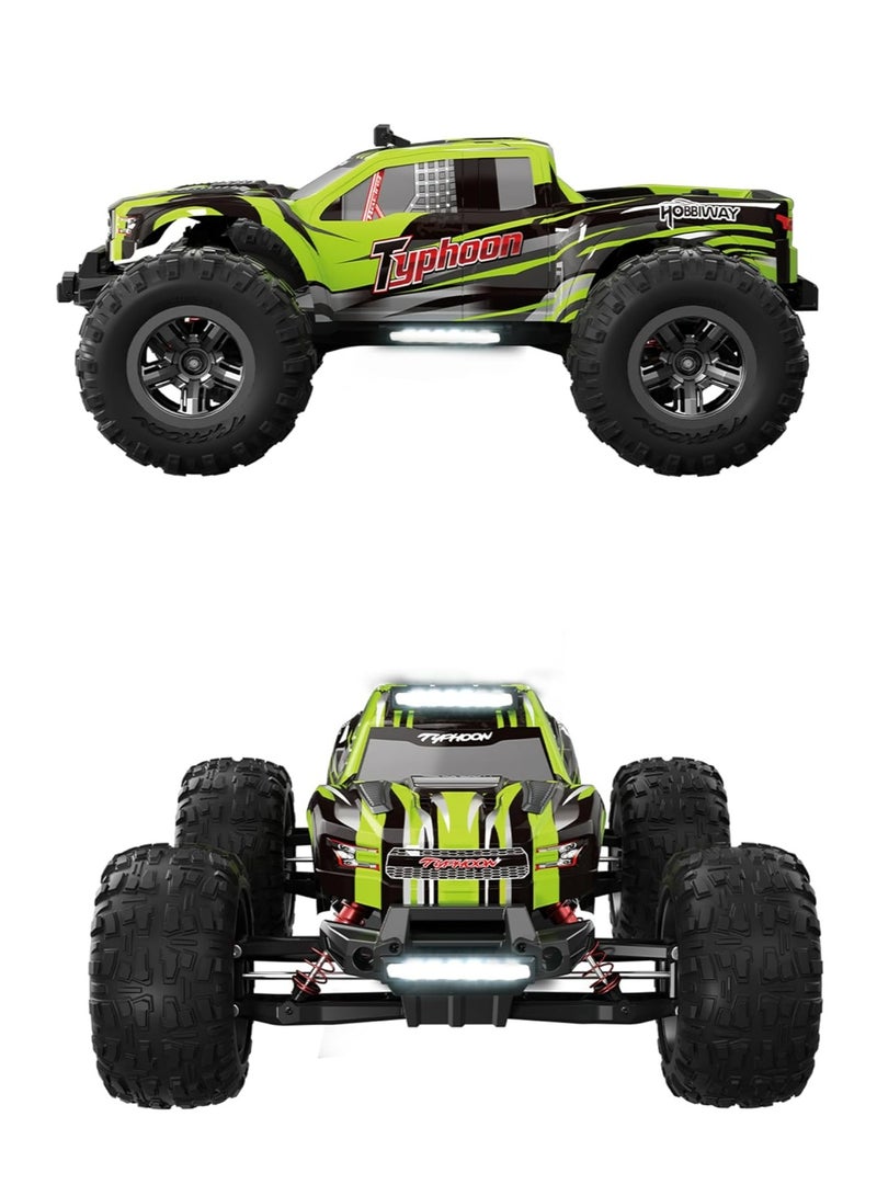 تايفون سيارة ماي تويز تايفون التي تعمل بالتحكم عن بعد - شاحنة وحشية رباعية الدفع للطرق الوعرة بمقياس 1:10 - Image 4